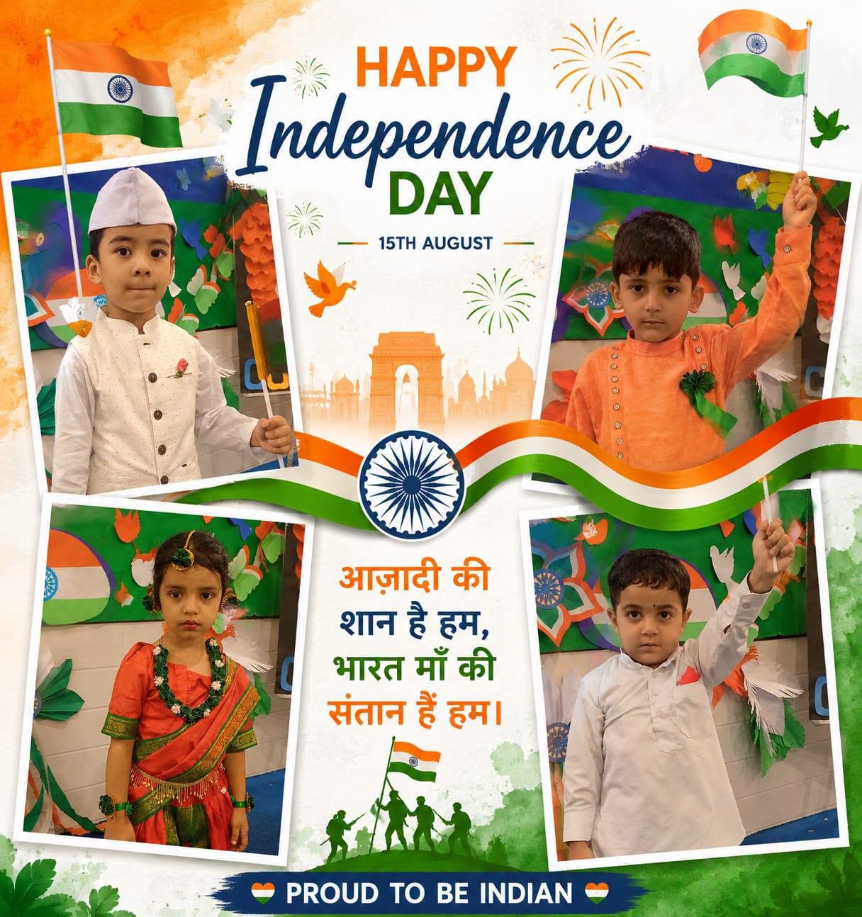 Independence Day Celebration with Fancy Dress