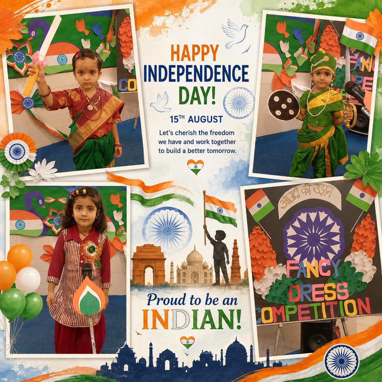 Independence Day Celebration with Fancy Dress