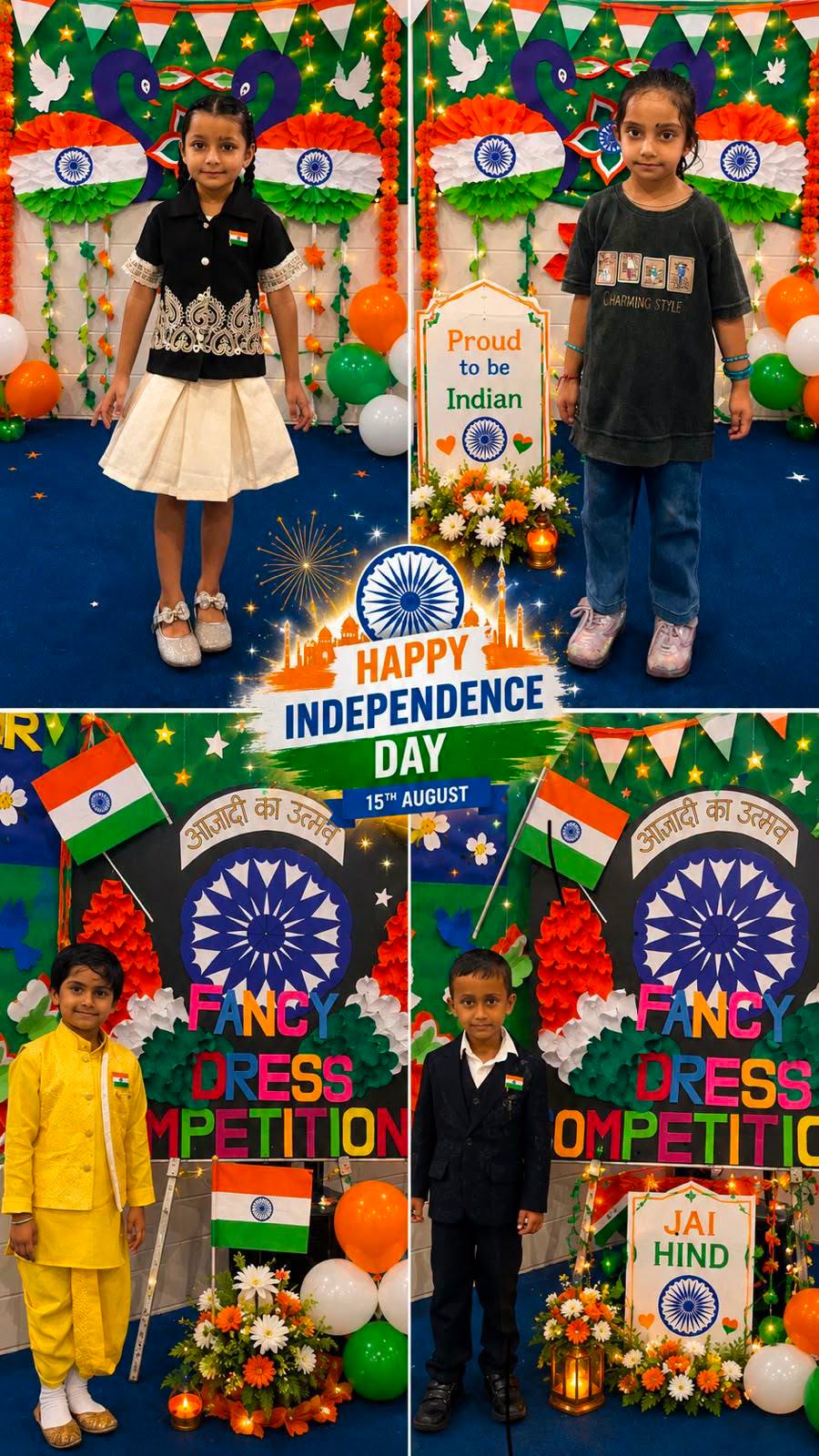 Independence Day Celebration with Fancy Dress